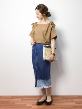 isaさん（レディース・155cm）の春コーディネート