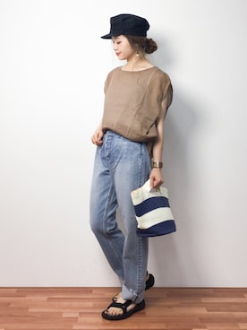 isaさん（レディース・155cm）の春コーディネート