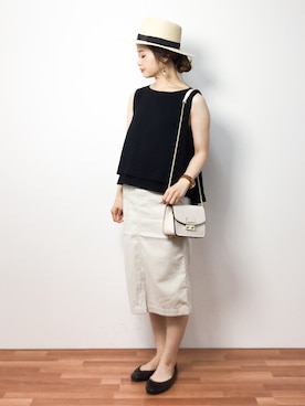 isaさん（レディース・155cm）の春コーディネート