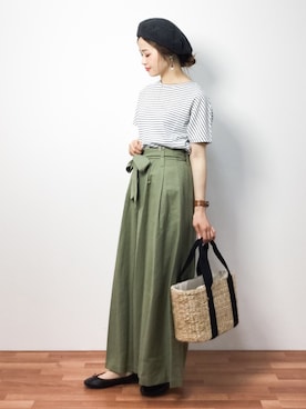 isaさん（レディース・155cm）の春コーディネート