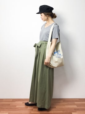 isaさん（レディース・155cm）の春コーディネート