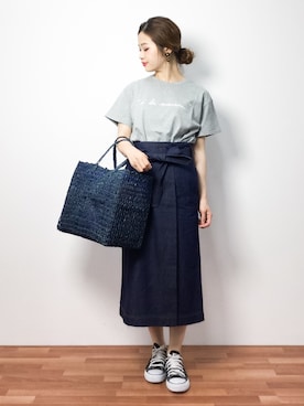 isaさん（レディース・155cm）の春コーディネート