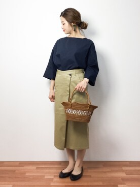 isaさん（レディース・155cm）の春コーディネート