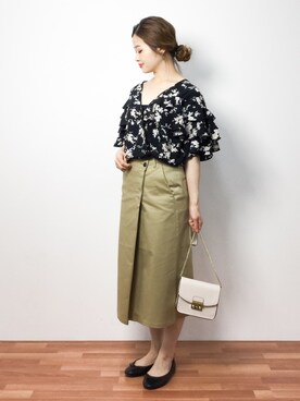 isaさん（レディース・155cm）の春コーディネート