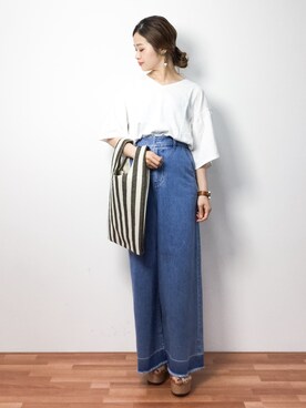 isaさん（レディース・155cm）の夏コーディネート