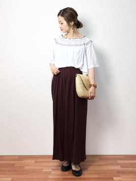 isaさん（レディース・155cm）の夏コーディネート