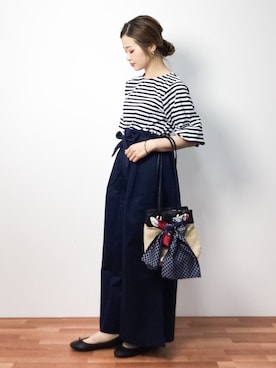 isaさん（レディース・155cm）の夏コーディネート