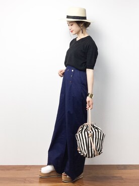 isaさん（レディース・155cm）の夏コーディネート