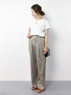 isaさん（レディース・155cm）の夏コーディネート