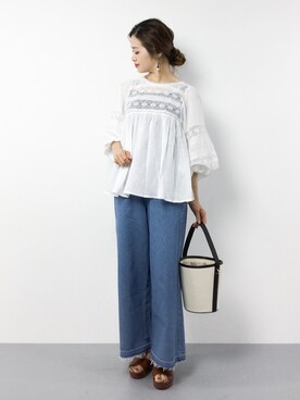 isaさん（レディース・155cm）の夏コーディネート