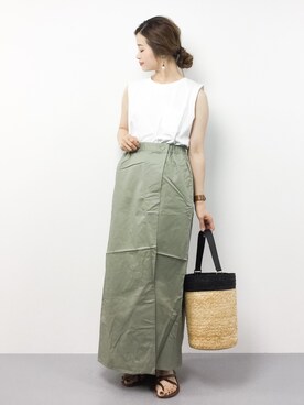 isaさん(レディース・155cm)の夏コーディネート