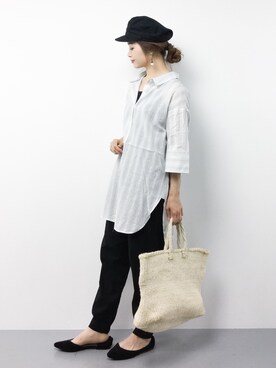 isaさん（レディース・155cm）の夏コーディネート