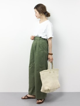 isaさん（レディース・155cm）の夏コーディネート