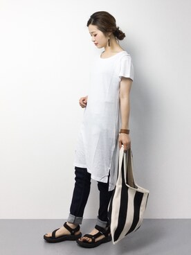 isaさん（レディース・155cm）の夏コーディネート