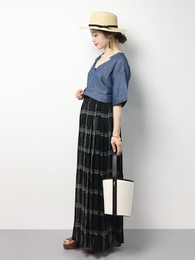 isaさん(レディース・155cm)の夏コーディネート