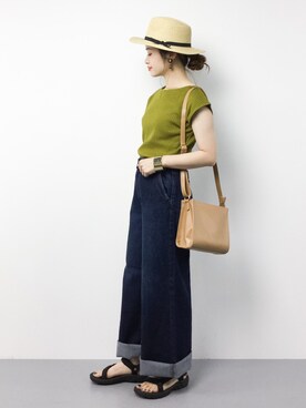 isaさん（レディース・155cm）の夏コーディネート