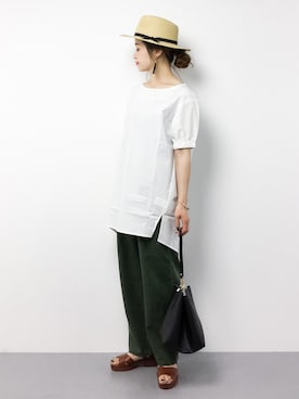 isaさん（レディース・155cm）の夏コーディネート