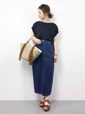 isaさん（レディース・155cm）の夏コーディネート