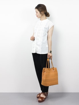 isaさん（レディース・155cm）の夏コーディネート