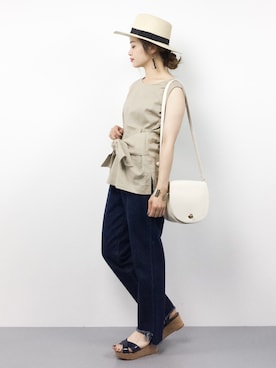 isaさん（レディース・155cm）の夏コーディネート