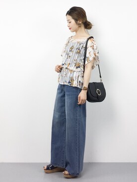 isaさん（レディース・155cm）の夏コーディネート