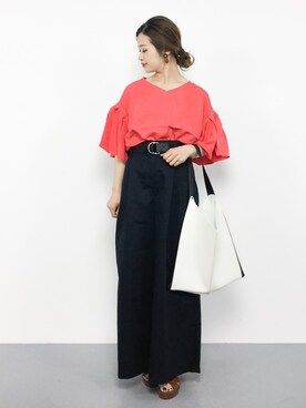 isaさん（レディース・155cm）の夏コーディネート