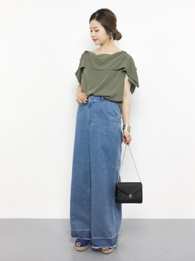 isaさん（レディース・155cm）の夏コーディネート