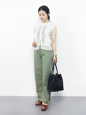 isaさん（レディース・155cm）の夏コーディネート