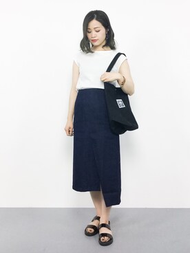 isaさん（レディース・155cm）の夏コーディネート