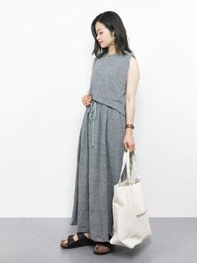 isaさん（レディース・155cm）の夏コーディネート