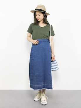 isaさん（レディース・155cm）の夏コーディネート
