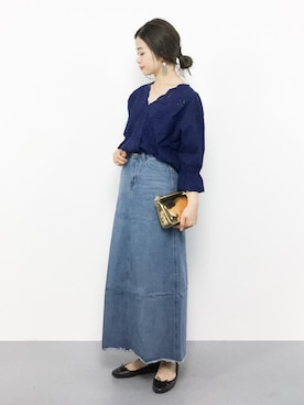 isaさん（レディース・155cm）の夏コーディネート