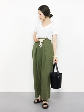 isaさん（レディース・155cm）の夏コーディネート