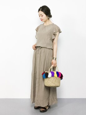 isaさん（レディース・155cm）の夏コーディネート