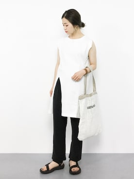 isaさん（レディース・155cm）の夏コーディネート