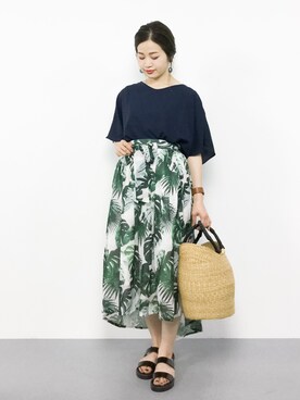 isaさん（レディース・155cm）の夏コーディネート