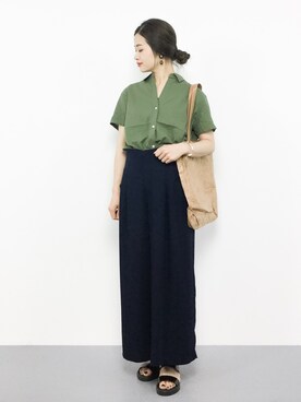 isaさん（レディース・155cm）の夏コーディネート