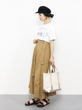 isaさん（レディース・155cm）の夏コーディネート