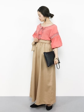 isaさん（レディース・155cm）の夏コーディネート