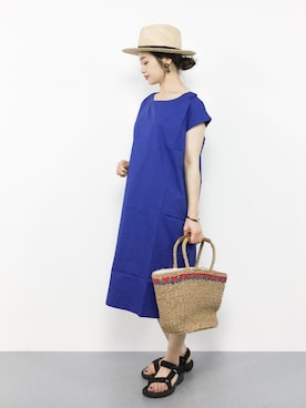 isaさん（レディース・155cm）の夏コーディネート