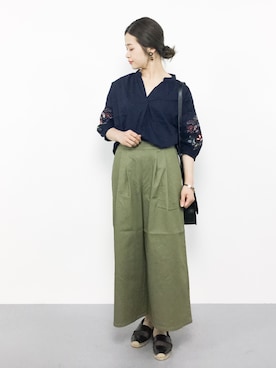 isaさん（レディース・155cm）の夏コーディネート