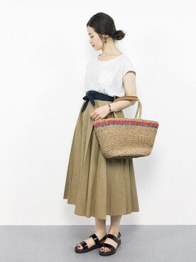 isaさん（レディース・155cm）の夏コーディネート