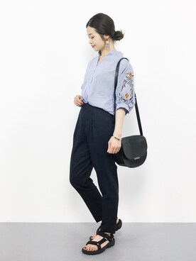 isaさん（レディース・155cm）の夏コーディネート