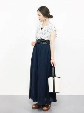 isaさん（レディース・155cm）の夏コーディネート