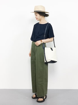 isaさん（レディース・155cm）の夏コーディネート