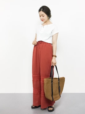 isaさん（レディース・155cm）の夏コーディネート