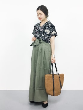 isaさん（レディース・155cm）の夏コーディネート
