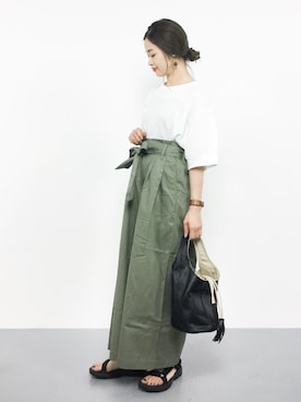 isaさん（レディース・155cm）の夏コーディネート