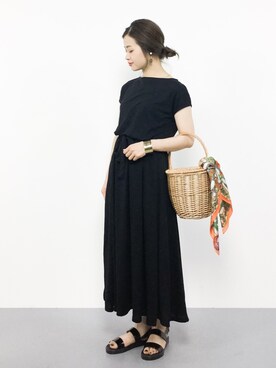 isaさん（レディース・155cm）の夏コーディネート