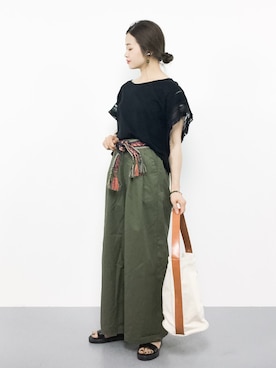 isaさん（レディース・155cm）の夏コーディネート